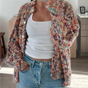 Emile multicolor sezane sweater